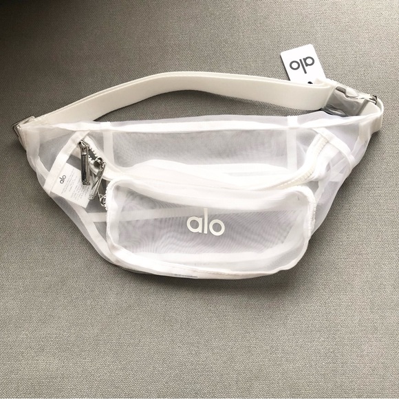 Alo Yoga Sheer Fanny Pack White - Picture 5 of 11